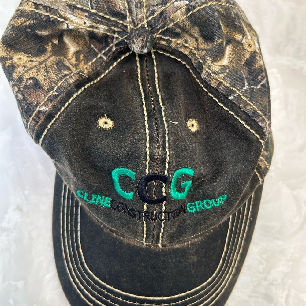 CCG Camouflage Baseball Cap, Vintage Construction Cap, One Size Fits All - Picture 4 of 11